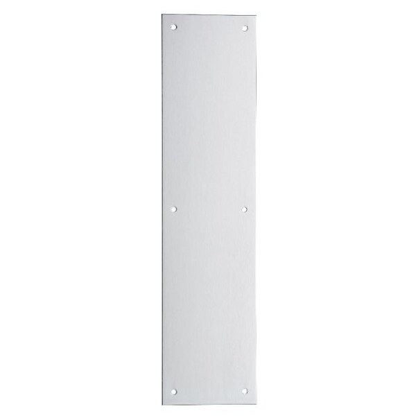 Ives Commercial Stainless Steel 4in x 16in Push Plate Satin Stainless Steel Finish 820032D416 - main